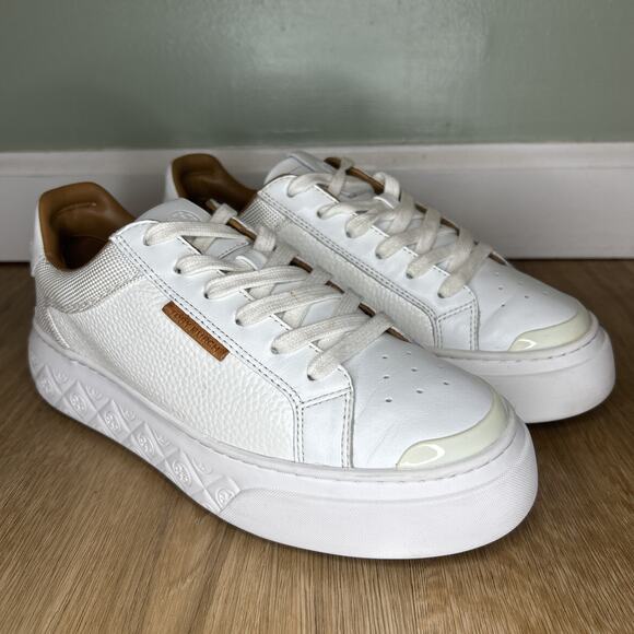 Tory Burch Women’s 6 Sneakers White Leather Ladybug Luxury REPLACEMENT INSOLES - Picture 1 of 14